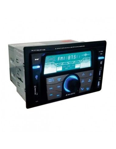 NEW MAJESTIC SINTOLETT. SV-517 DAB BT doppio din, 4X45W,RDS, FM, DAB, AUX, 2xUSB,BT,senza meccanic - SV-517 RDS BT DAB