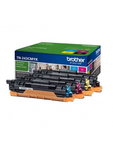 Brother TN-243CMYK Toner Nero, Ciano, Magenta, Giallo Originale 1000 pagine 1000 pagine