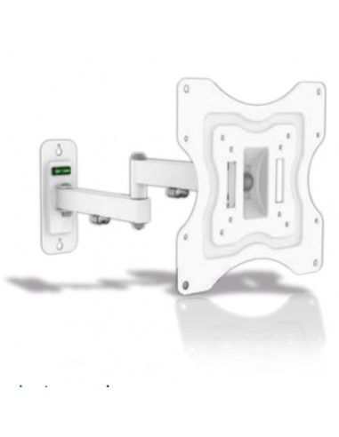 GBS SUPPORTO ELB-2337/3 23-37' WHITE PER TV 23-37" max 15kg Vesa 75/100/200, 3 SNODO 2 BRACCI - ELB-2337/3 WHITE