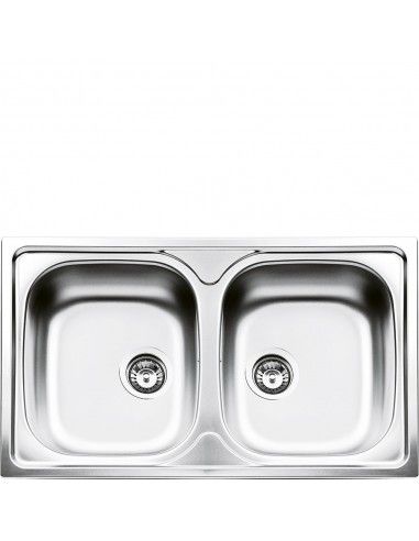 Smeg Lavello ad incasso Rettangolare in Acciaio Inox