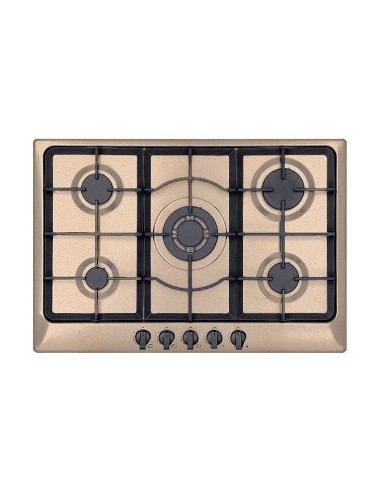 Plados Telma STAR75UG94 Piano Cottura Gas 5 Fornelli 75 cm