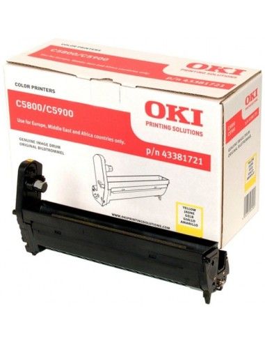 Oki TAMBURO DI STAMPA GIALLO C5800/5900 - 43381721