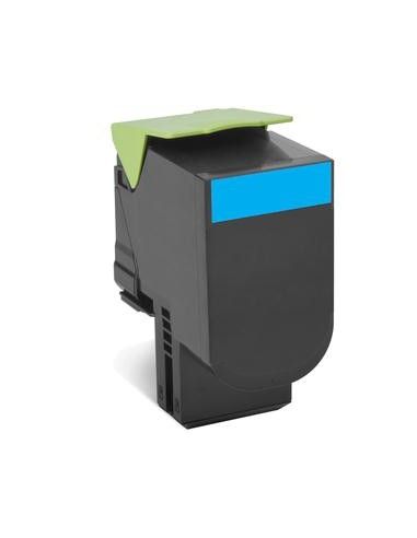 Lexmark Cartuccia Aziendale Ad Altissima Resa Ciano CX410DE/CX410DTE/CX410E/CX510DE/CX510DE STATOIL/CX510DHE/80C2HCE