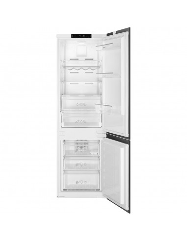 Smeg Frigorifero da incasso C8174TNE Bianco con congelatore