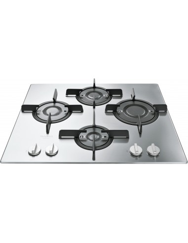 Hotpoint FTGHL 641 D/IX/HA Piano Cottura Gas 4 Fornelli 60 cm Acciaio inossidabile