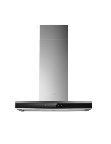 Elica ADLE BLIX/A/90 Cappa Aspirante a parete 90 cm Classe A Nero, Acciaio inossidabile