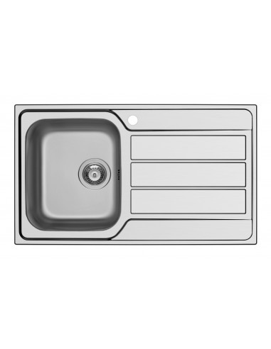 Schock Lavello ad incasso Rettangolare in Acciaio Inox D100 SX