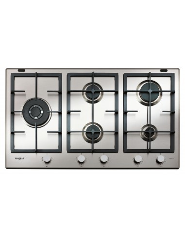 Whirlpool Piano cottura a gas GMAL 9522/IXL in acciaio inox