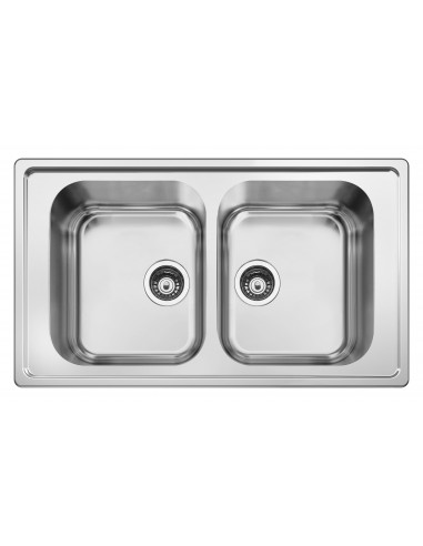 Smeg LPR862 lavello ad incasso rettangolare in acciaio inossidabile