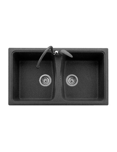 Plados Telma SP0862UG94 Lavello 86 X 50 cm 2 vasche Avena