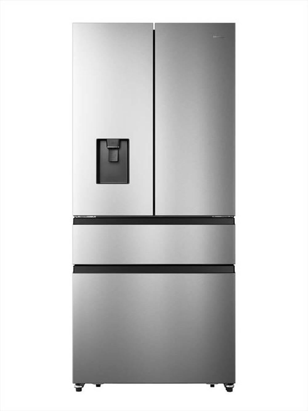 Hisense RF540N4WIE Frigorifero Combinato 480 L No Frost Classe E Acciaio inox