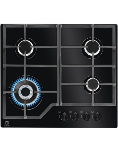 Electrolux EGM6343YAK Piano Cottura 4 Fornelli 60 cm Nero