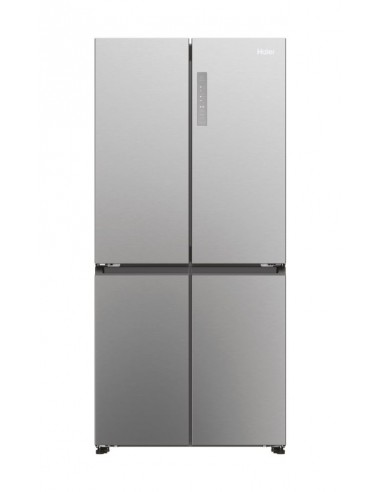 Haier HCR3818ENMM Frigorifero Side by Side 467 L No Frost Classe E Platino, Stainless steel