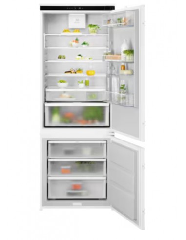 Electrolux ENG7TE75S Frigorifero Combinato da Incasso 376 L No Frost Classe E Bianco