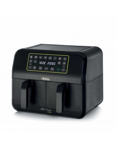 Ariete 4623 AIR FRYER DUAL Friggitrice a basso contenuto di grassi 8 L 1700 W Nero