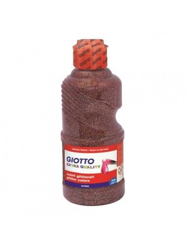 Tempera Giotto in flacone da 250 ml con effetto bronzo glitterato