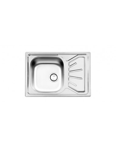 Apell TM651ILPC Lavello 65x16 cm 1 vasca Rettangolare con gocciolatoio Acciaio inox