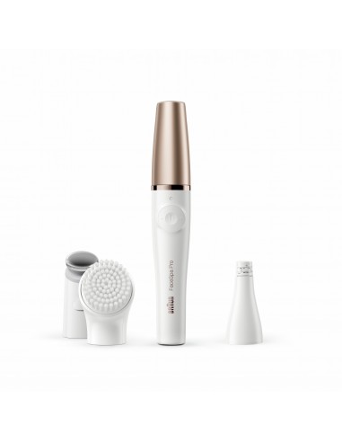 Braun FaceSpa Pro SE911, Epilatore Viso Tutto-In-Uno Con Testina Micro Fori
