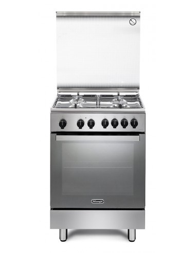 DE LONGHI DMX64L Cucina 4 Fornelli da 60 cm Inox
