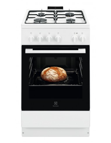 Electrolux LKK500010W Cucina a libera installazione con piano gas e forno elettrico