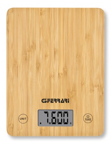 G3 Ferrari Bilancia da cucina Bamboo Superficie piana Rettangolo
