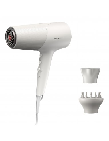 Philips Asciugacapelli Serie 5000 con tecnologia termoprotettiva Bianco