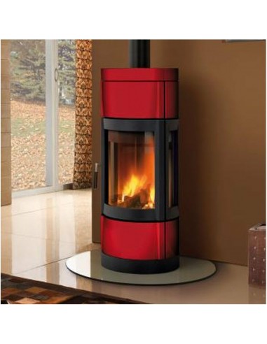 Stufa FORTUNA PANORAMA Bordeaux girevole 7116830