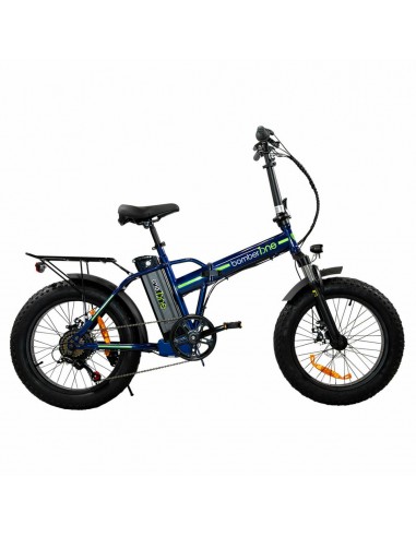 EMG E-BIKE BOMBER ONE BLU Fat Bike Pieghevole ruote 20" Batteria 36V-10Ah, motore 250W