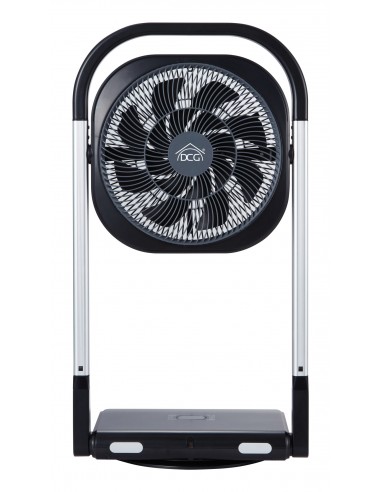 Ventilatore Pieghevole DCG Slim 8 Velocit&agrave; Con Telecomando Nero