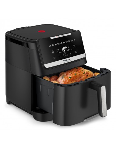 Moulinex Easy Fry Silence 7L, Friggitrice ad Aria Silenziosa con Frontale Rimovibile