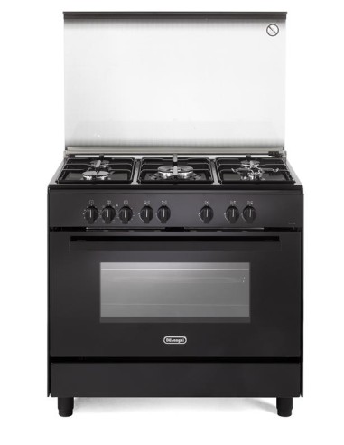 DE LONGHI DEMN96SG Cucina Gas 5 Fornelli con forno elettrico 90 cm