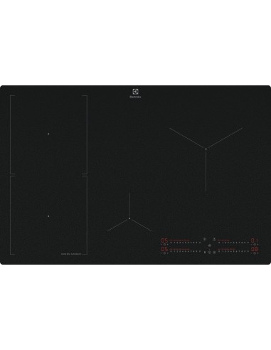 Electrolux EIS82453IZ Piano Cottura a induzione 4 Fornelli 77 cm Nero