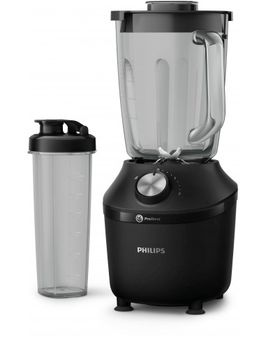 Philips HR2291-41 Serie 3000 Frullatore ProBlend Crush Tech 600 W Vaso in Vetro 2 L colore Nero