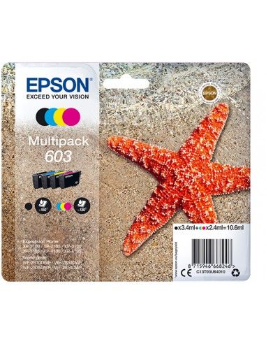 Epson 603 Cartuccia Multipack 4 COLORI C/M/G STELLA MARINA - C13T03U64020