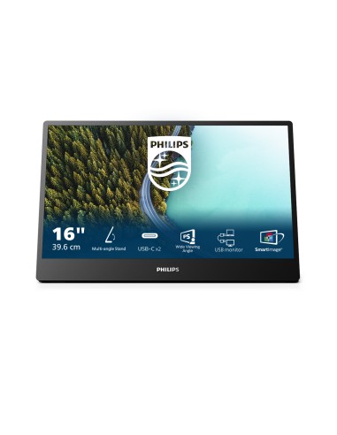 "Philips 16B1P3302D/00 Monitor LED 16"" Full HD 1920 x 1080 Pixel 170° Nero"