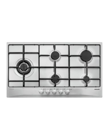 Glem Gas GT95TIX Piano cottura a gas 4 fornelli 90 cm inox