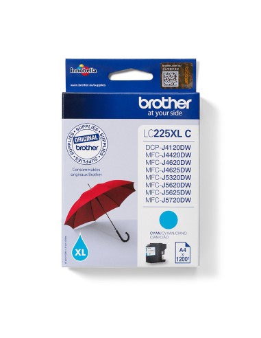 Brother LC225XLC Cartuccia Ciano Originale