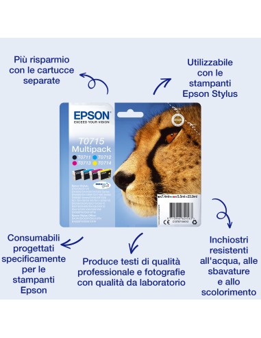 Epson T0713 Ink R DURABRITE ULTRA Cartuccia Magenta