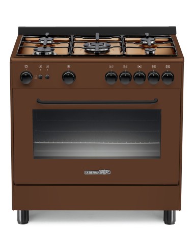 La Germania S85C21C/24 Cucina Gas 5 Fornelli con Forno elettrico/Gas 80 cm