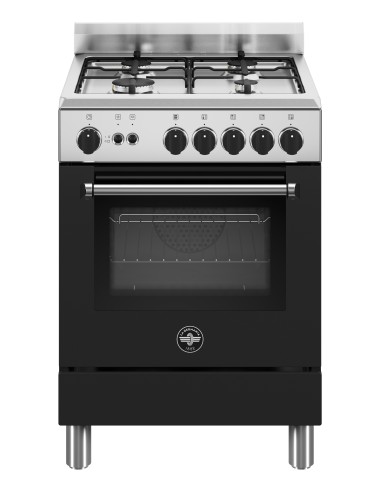 La Germania AMN664GNEV/24 Cucina Gas 4 Fornelli con Forno elettrico 60 cm