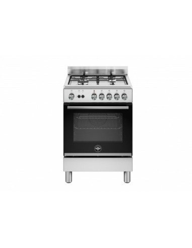 La Germania FTR664GXV/24 Cucina Gas 4 Fornelli con Forno elettrico/Gas 60 cm
