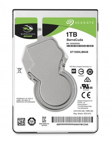 Seagate Barracuda Hard Disk Interno HDD 2.5" 1 TB Serial ATA III 5400 Giri/min - ST1000LM048