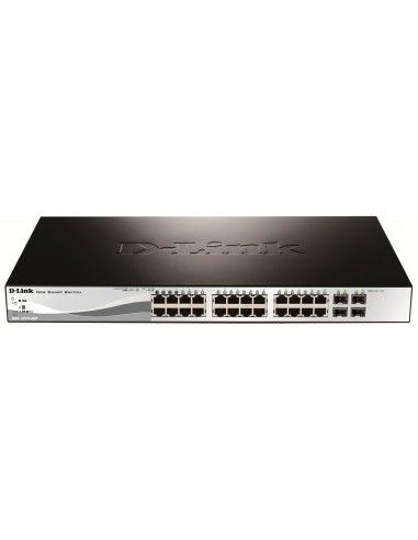 D-Link Switch Web Smart 24-port 10/100/1000 DGS-1210-28P - DGS-1210-28P