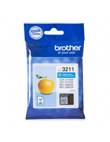 Cartuccia inchiostro Brother LC3211 - ciano originale