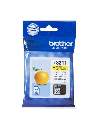 Cartuccia inchiostro originale Brother LC3211 - colore giallo